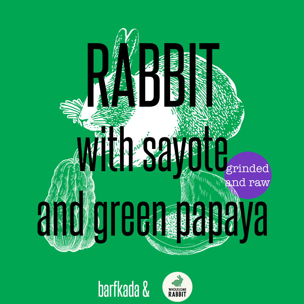 Rabbit with sayote and green papaya